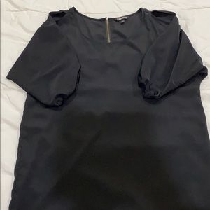 XS Express Black Shift Dress
